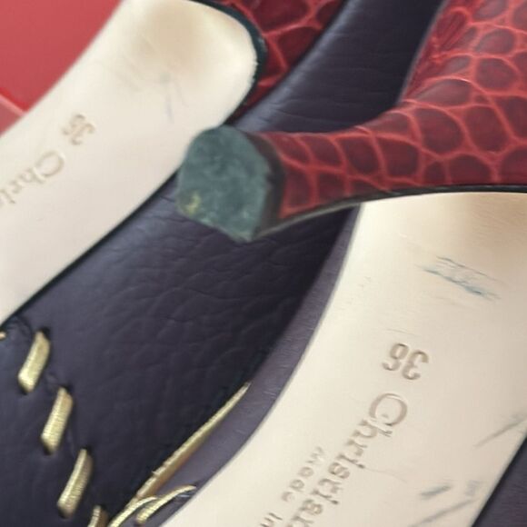 Christian Lacroix Peep Toe Heels Size 36 (US 6) - Picture 15 of 17